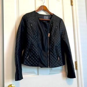 Black Leather-like Jacket